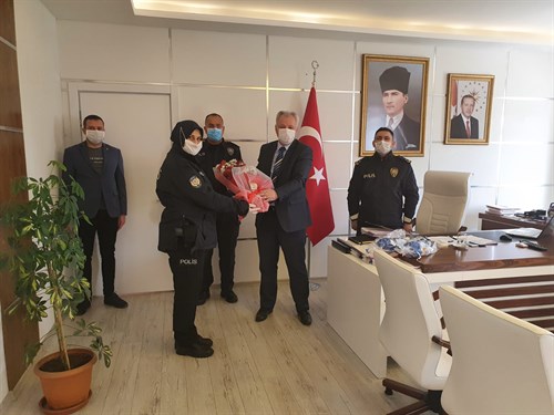 İlçe Emniyet Müdürlüğü Personellerinin Kaymakamımızı Ziyareti